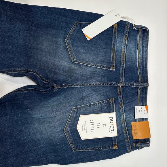 NWT DU/ER Womens Girlfriend Jean in Heritage Blue. - Picture 4 of 10